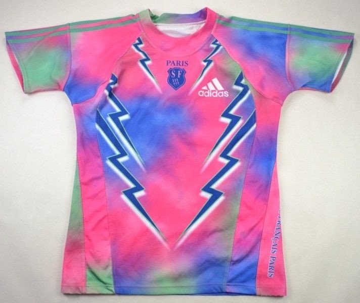 STADE FRANCAIS PARIS RUGBY ADIDAS SHIRT 32/34'' Rugby \\ Rugby Union \\ Other  | Classic-Shirts.com
