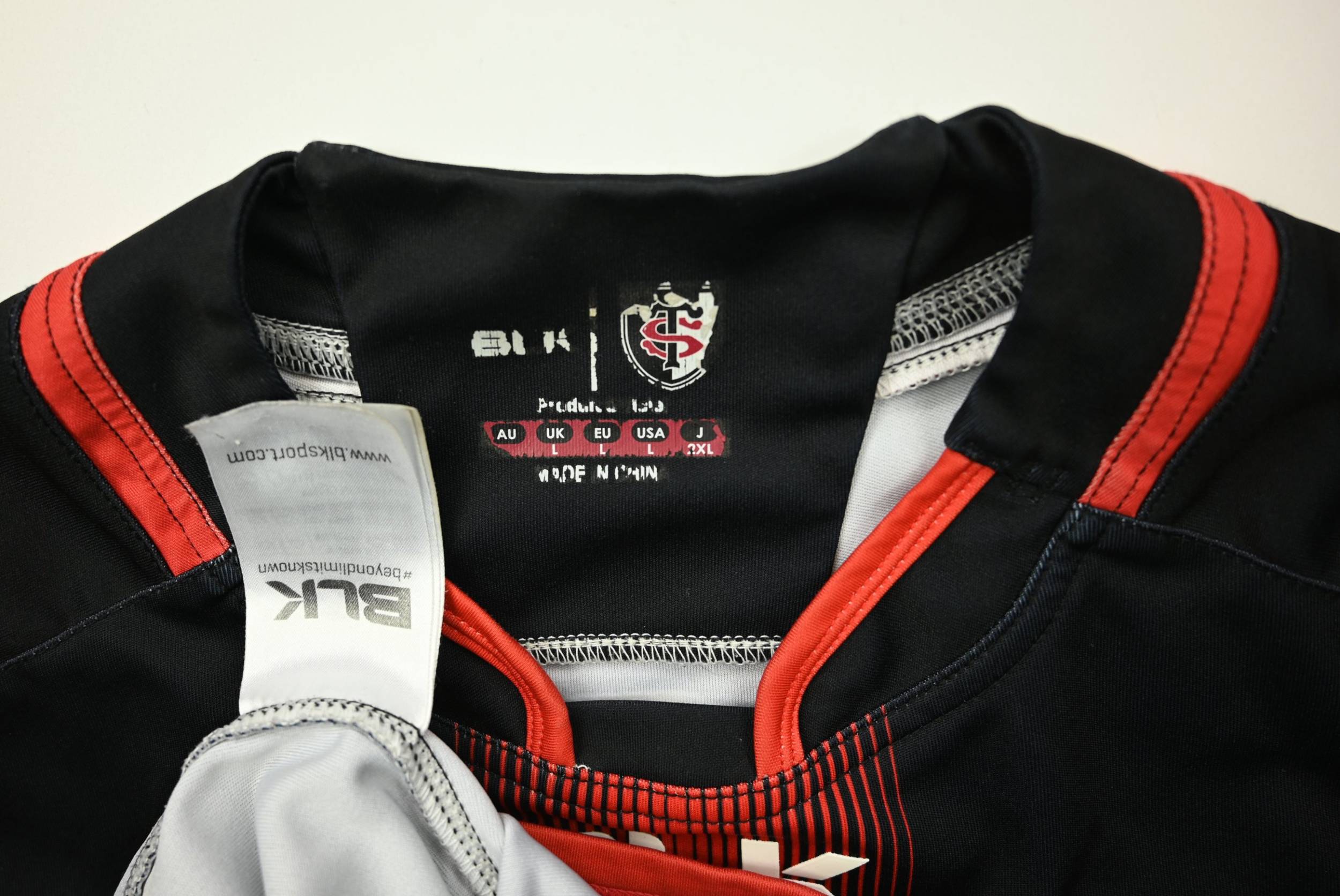 STADE TOULSAIN RUGBY SHIRT L Rugby \ Rugby Union \ Stade Toulousain ...