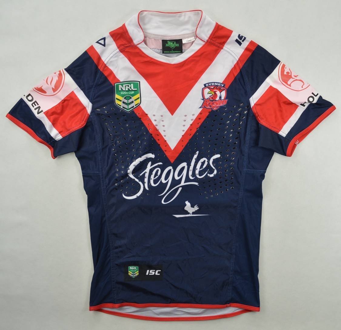 SYDNEY ROOSTERS RUGBY OFFICIAL SHIRT L Rugby \ Rugby League