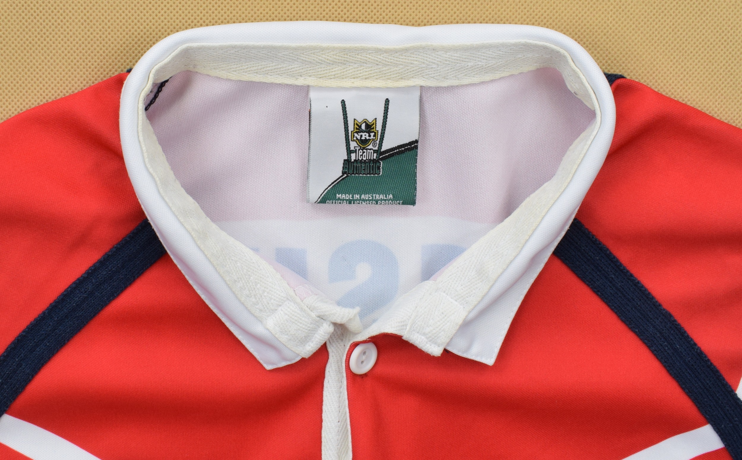 Sydney Roosters NRL Authentics Vintage Rugby Coaches' Polo Shirt ISC  Rugby Sz L