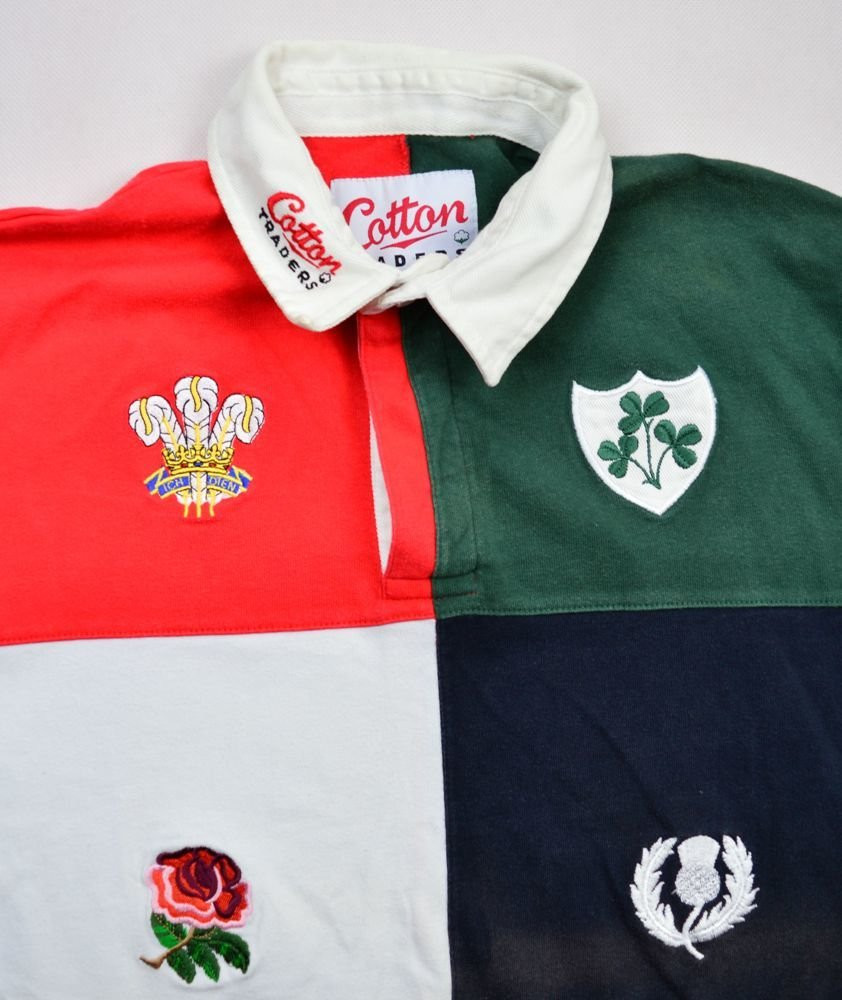 TEN NATIONS RUGBY COTTON TRADERS SHIRT M Rugby \ Rugby Union