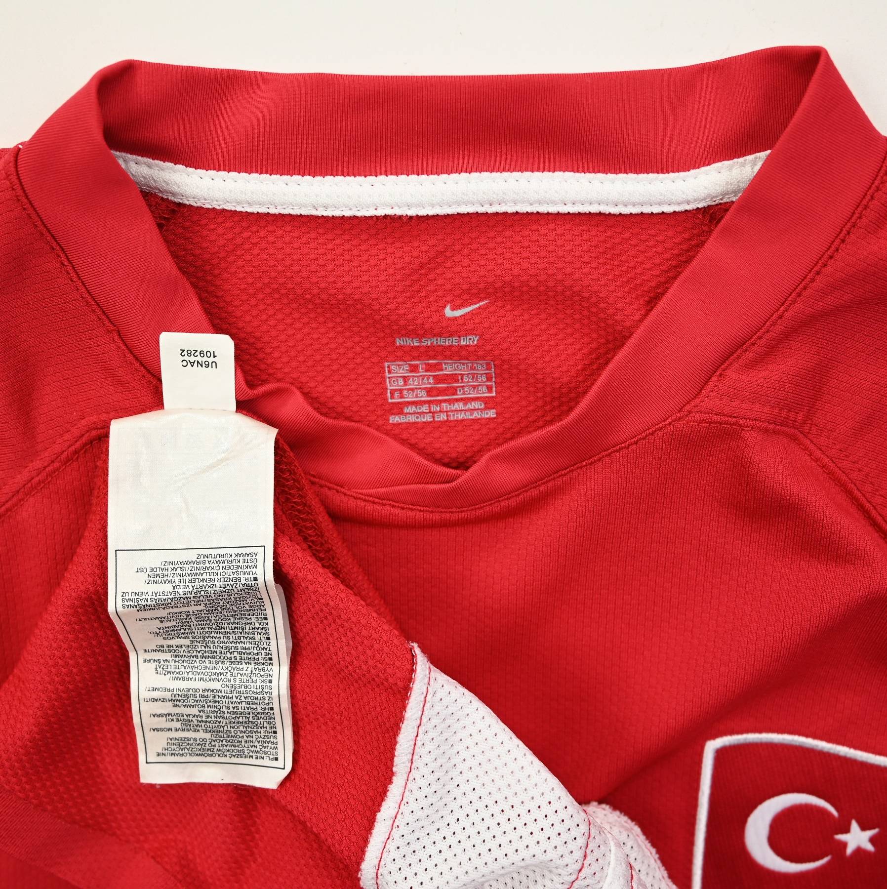 TURKEY SHIRT L Football / Soccer \ International Teams \ Europe ...