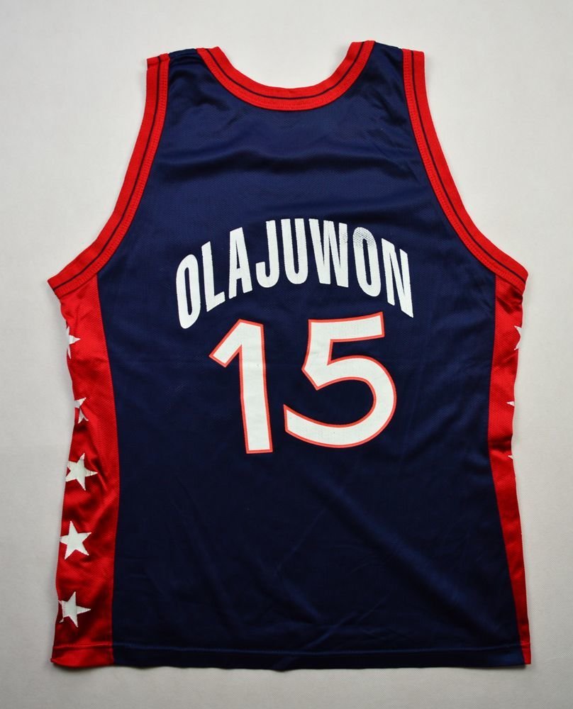 USA *OLAJUWON* BASKETBALL CHAMPION SHIRT SIZE 44 Other Shirts \ Basketball | Classic-Shirts.com