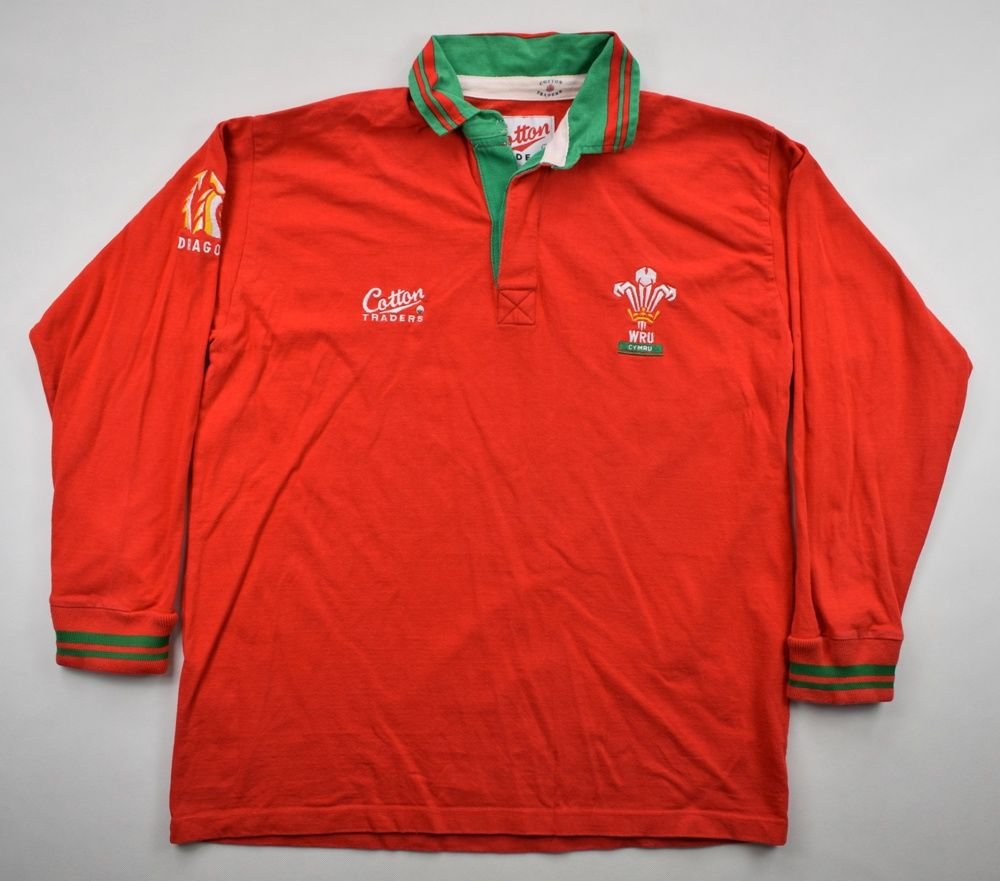 WALES RUGBY COTTON TRADERS LONGSLEEVE SHIRT L Rugby \ Rugby Union ...
