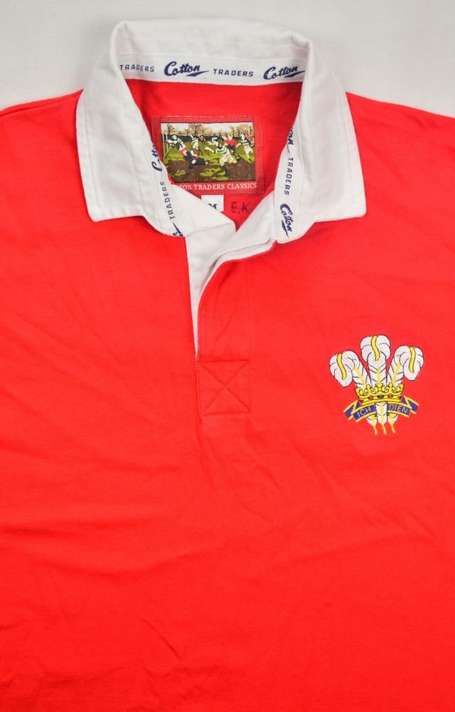 WALES RUGBY COTTON TRADERS LONGSLEEVE SHIRT M Rugby \ Rugby Union ...