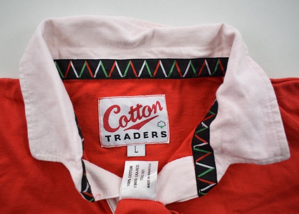 WALES RUGBY COTTON TRADERS SHIRT L Rugby \ Rugby Union \ Wales