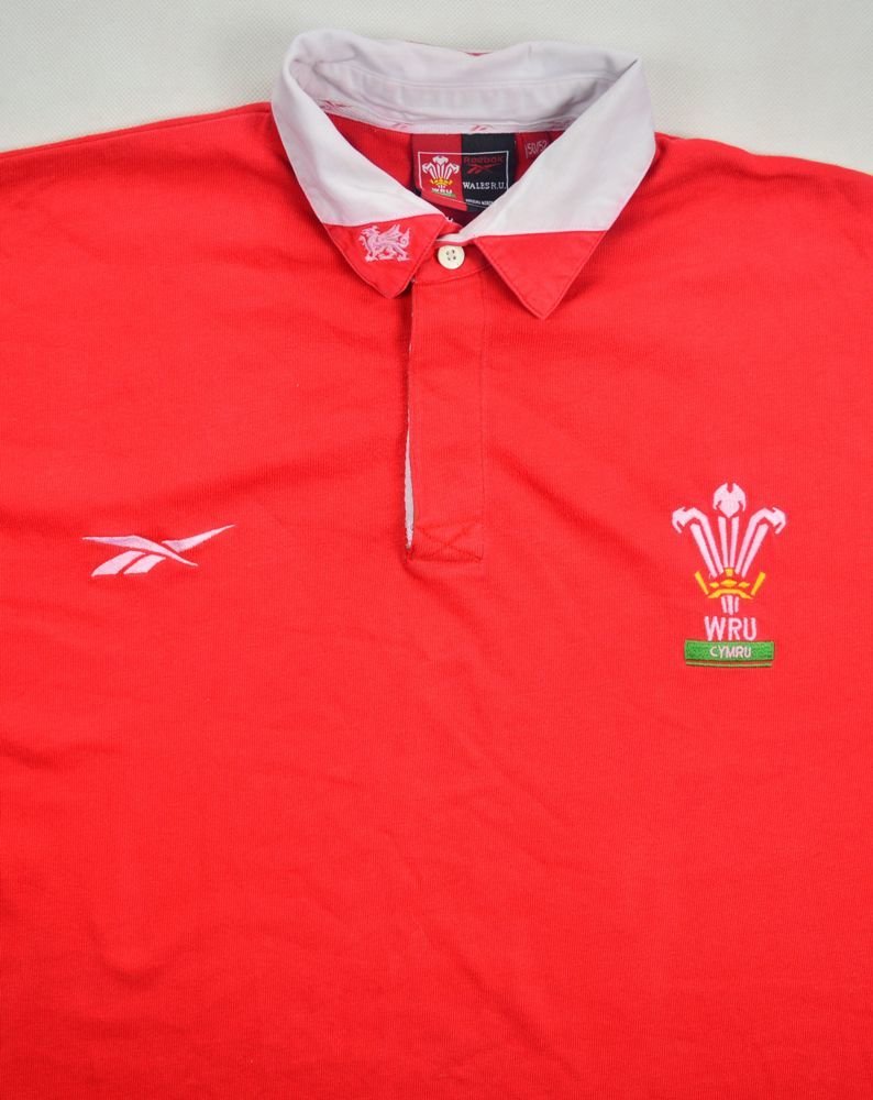 WALES RUGBY REEBOK LONGSLEEVE SHIRT 50/52 Rugby \ Rugby Union \ Wales ...