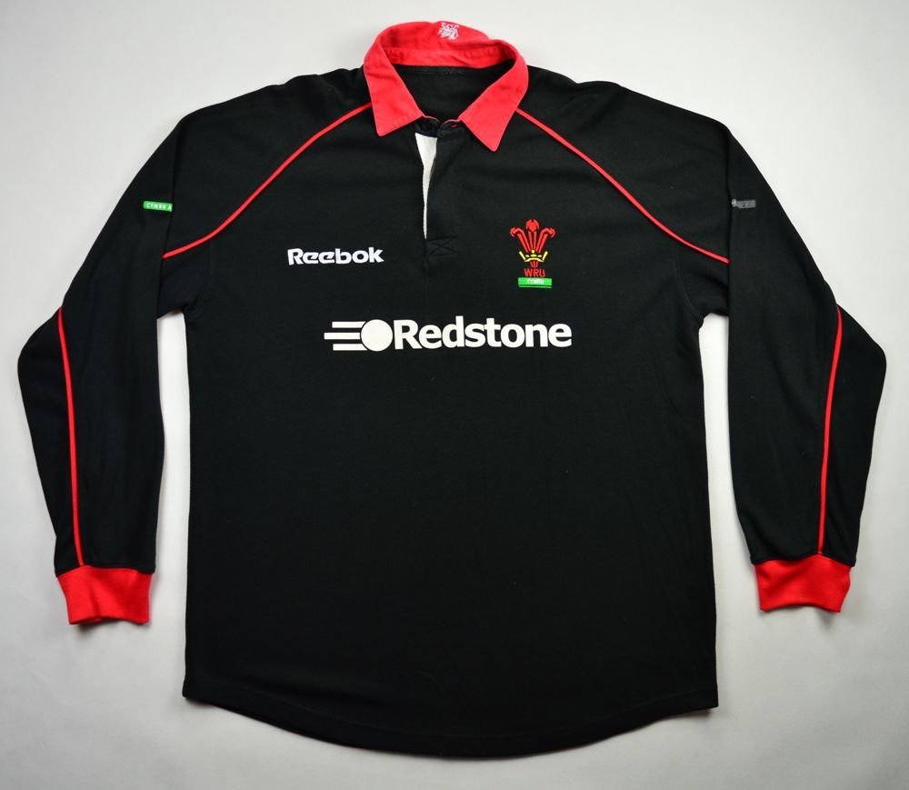 WALES RUGBY REEBOK LONGSLEEVE SHIRT M Rugby \ Rugby Union \ Wales ...