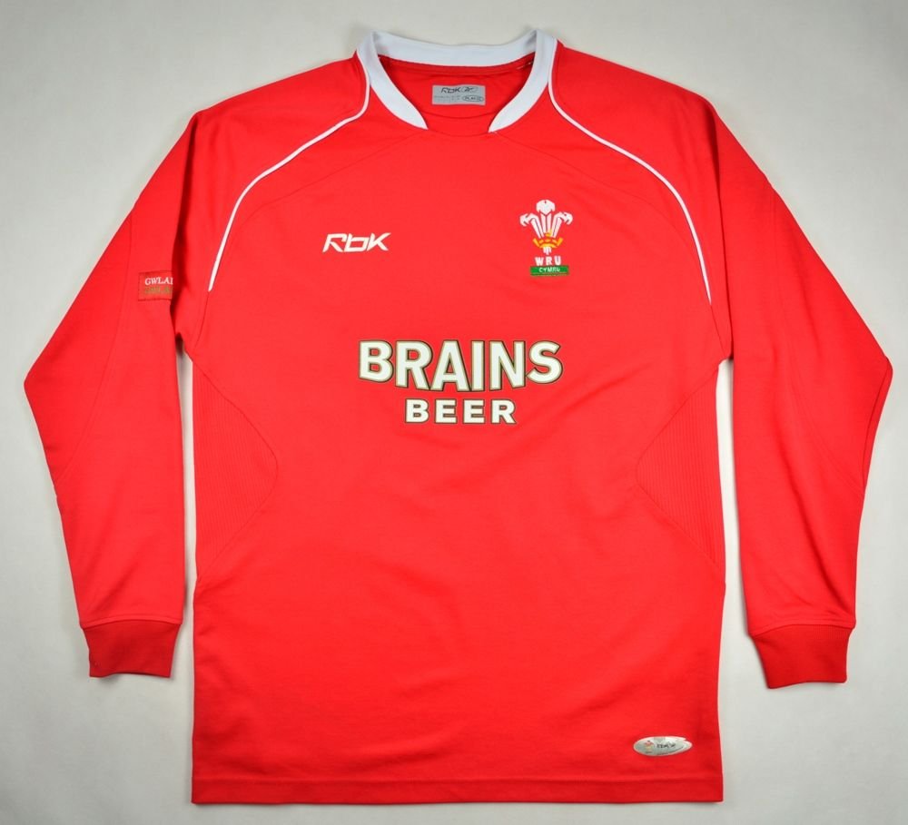 WALES RUGBY REEBOK SHIRT L Rugby \ Rugby Union \ Wales | Classic-Shirts.com