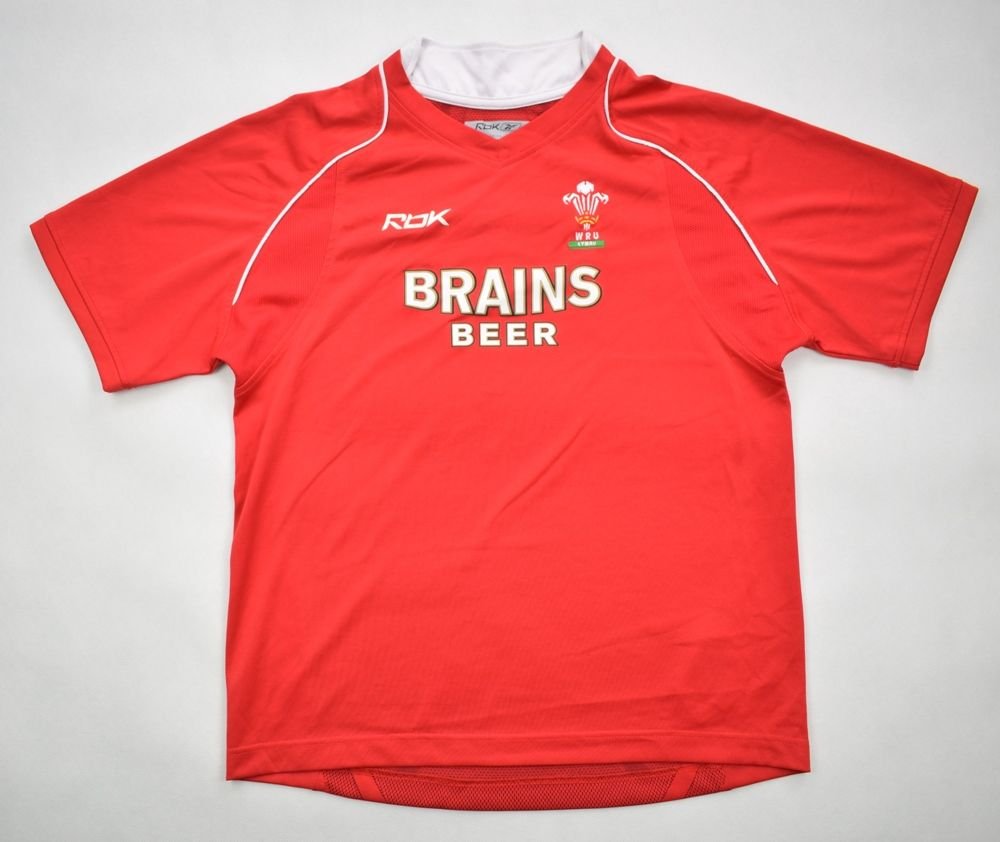 WALES RUGBY REEBOK SHIRT L. BOYS 152 CM Rugby \ Rugby Union \ Wales ...