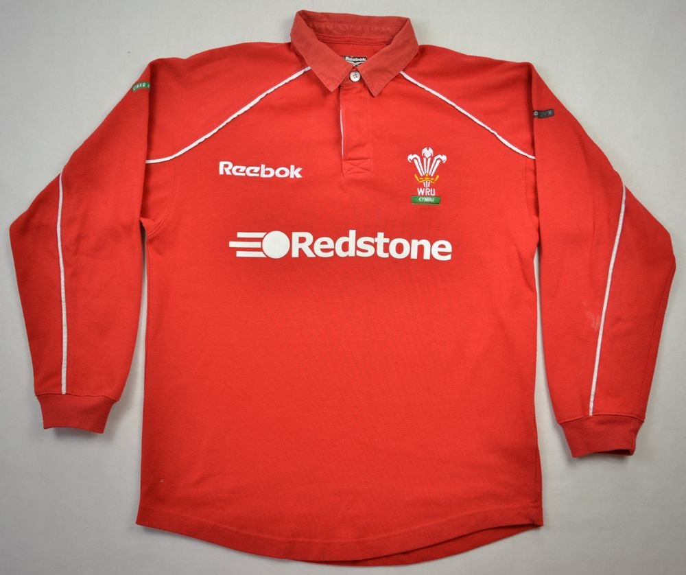 WALES RUGBY REEBOK SHIRT S Rugby \ Rugby Union \ Wales | Classic-Shirts.com