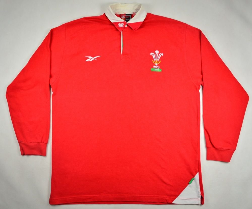 WALES RUGBY REEBOK SHIRT XL Rugby \ Rugby Union \ Wales | Classic ...