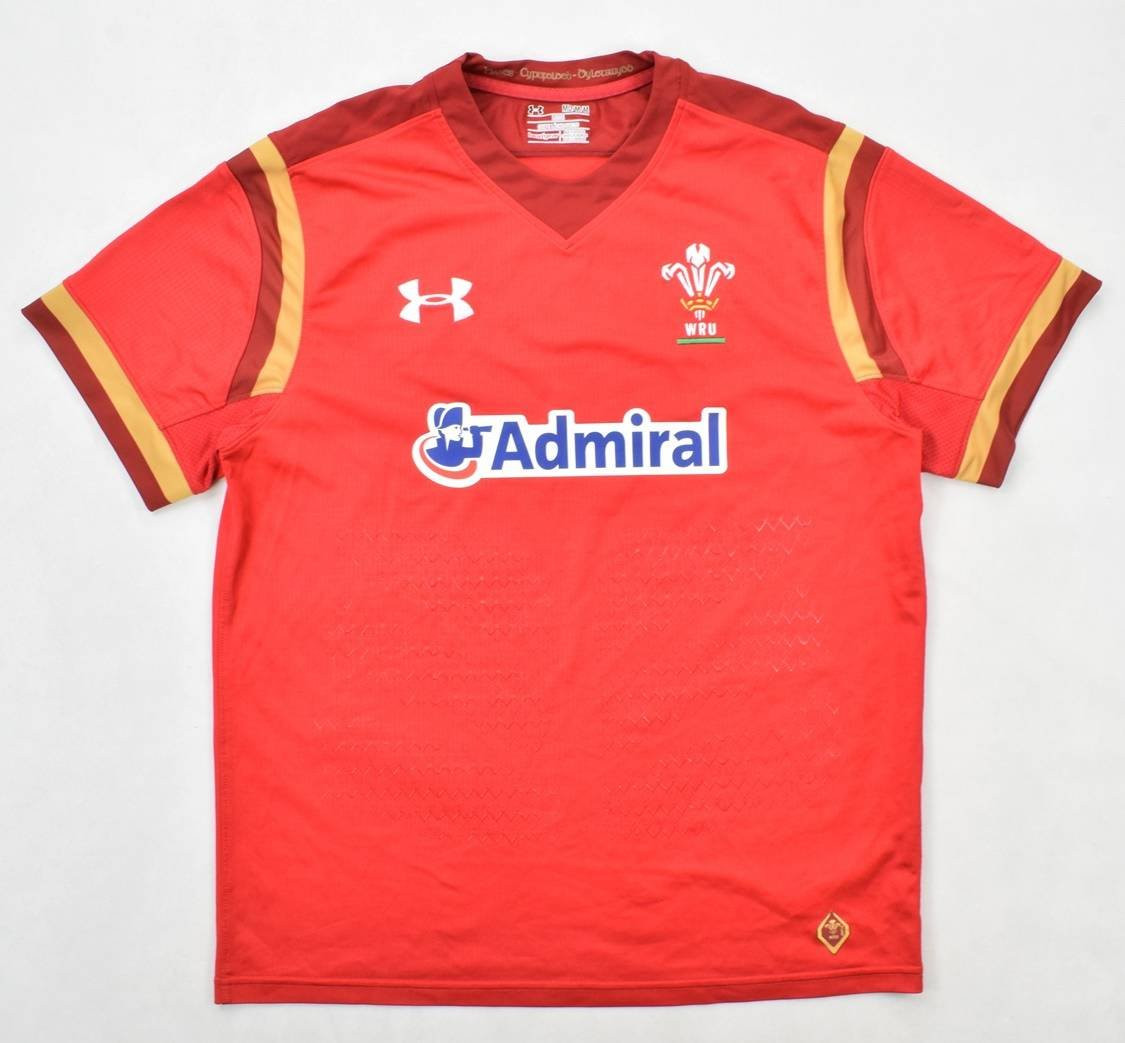 WALES RUGBY UNDER ARMOUR SHIRT M Rugby \ Rugby Union \ Wales Classic