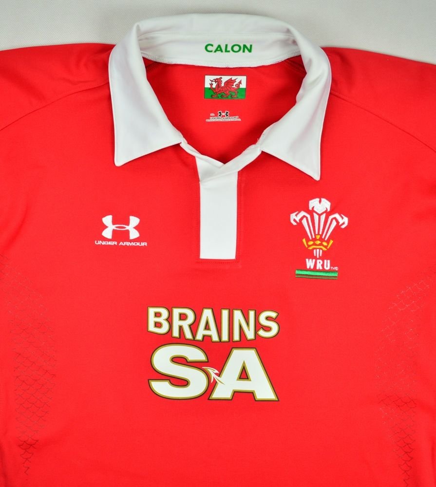 WALES RUGBY UNDER ARMOUR SHIRT XL Rugby \ Rugby Union \ | Classic- Shirts.com