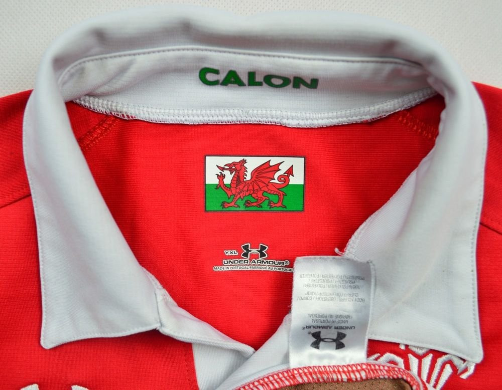 WALES RUGBY UNDER ARMOUR SHIRT XL. BOYS Rugby \ Rugby Union \ Wales