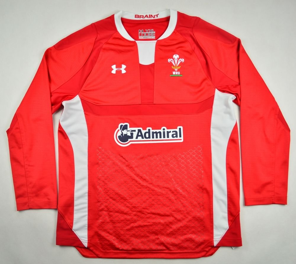WALES RUGBY UNDER ARMOUR SHIRT XL. BOYS Rugby \ Rugby Union \ Wales ...