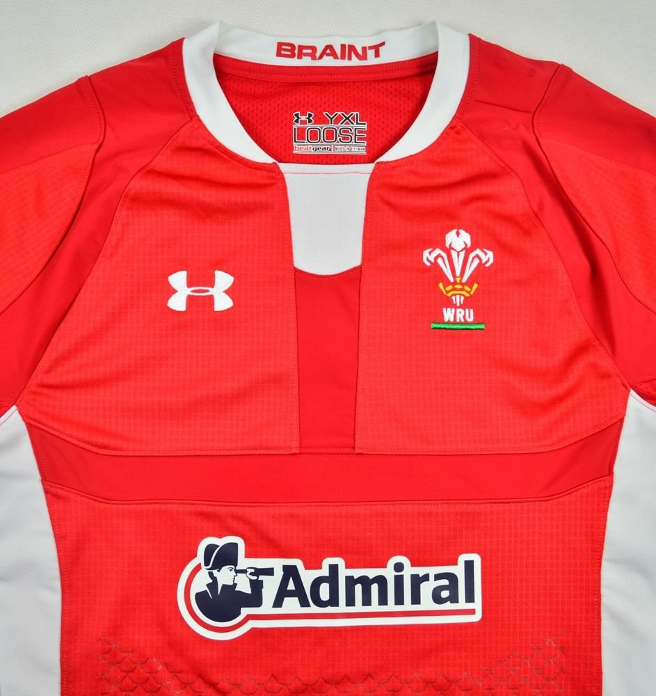 WALES RUGBY UNDER ARMOUR SHIRT XL. BOYS Rugby \ Rugby Union \ Wales