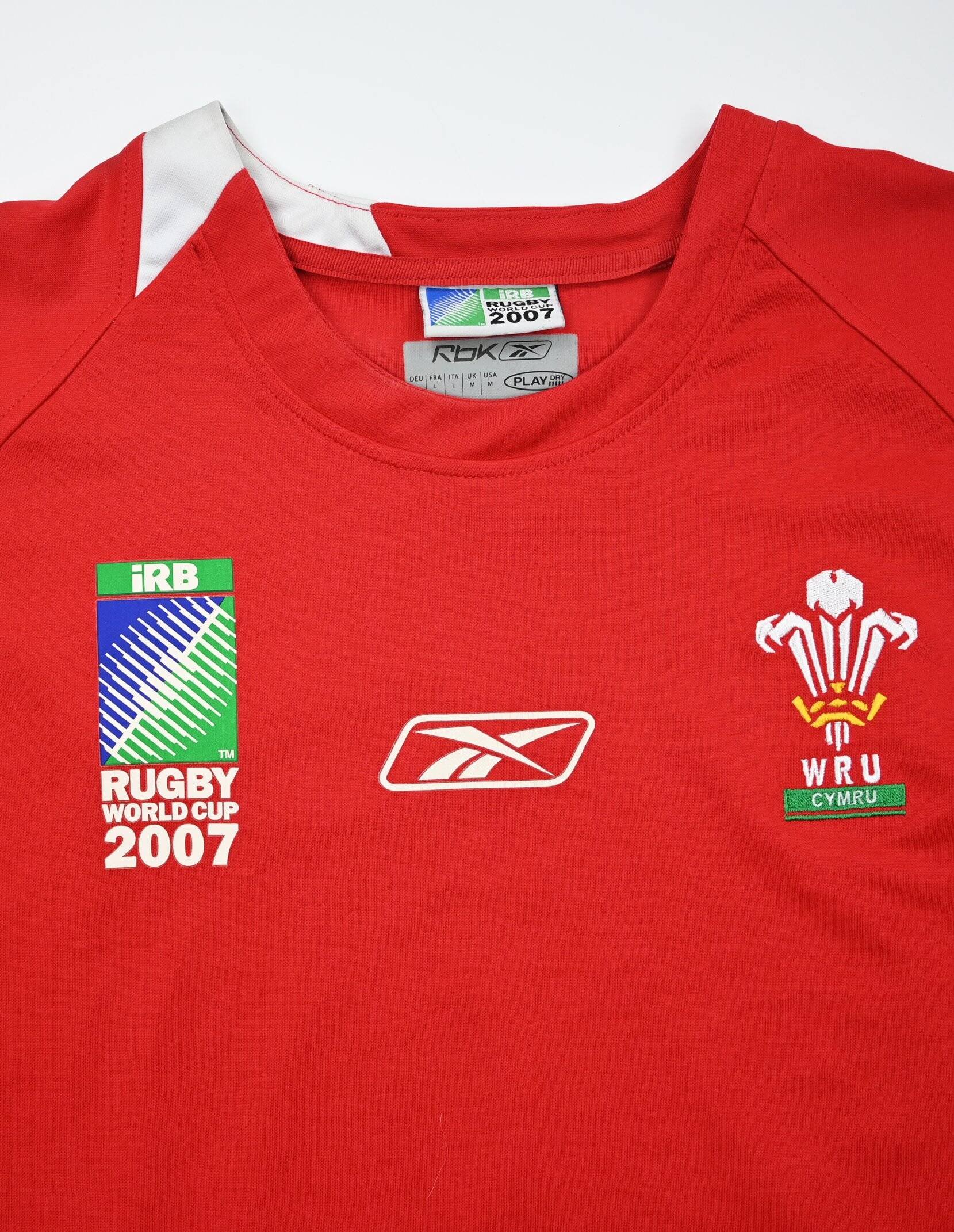 WALES RUGBY WORL CUP 2007 SHIRT L Rugby \ Rugby Union \ Wales New in ...