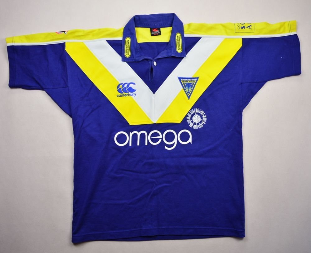 WARRINGTON WOLVES RUGBY CANTERBURY SHIRT M Rugby \ Rugby League ...