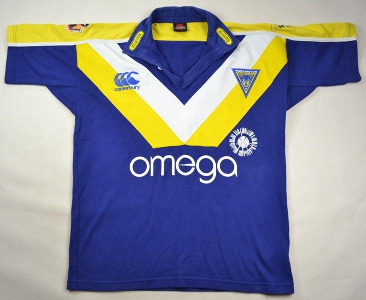 WARRINGTON WOLVES RUGBY CANTERBURY SHIRT SIZE 12 YEARS Rugby \ Rugby ...