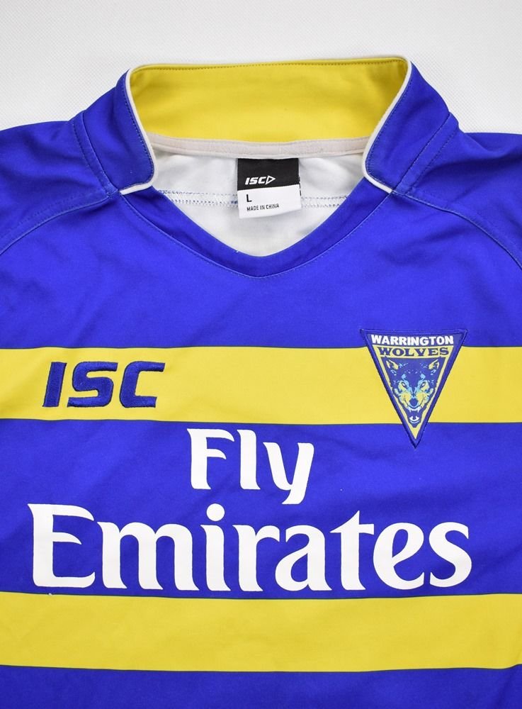 WARRINGTON WOLVES *SANDOW* RUGBY ISC SHIRT L Rugby \ Rugby League ...