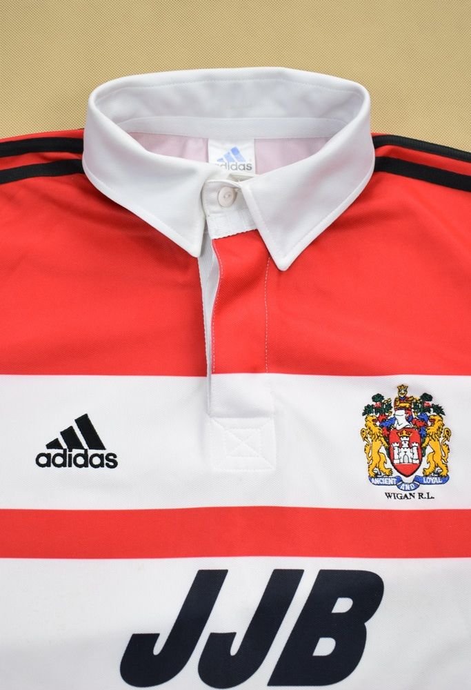 WIGAN WARRIORS RUGBY ADIDAS SHIRT M Rugby \ Rugby League \ Wigan ...