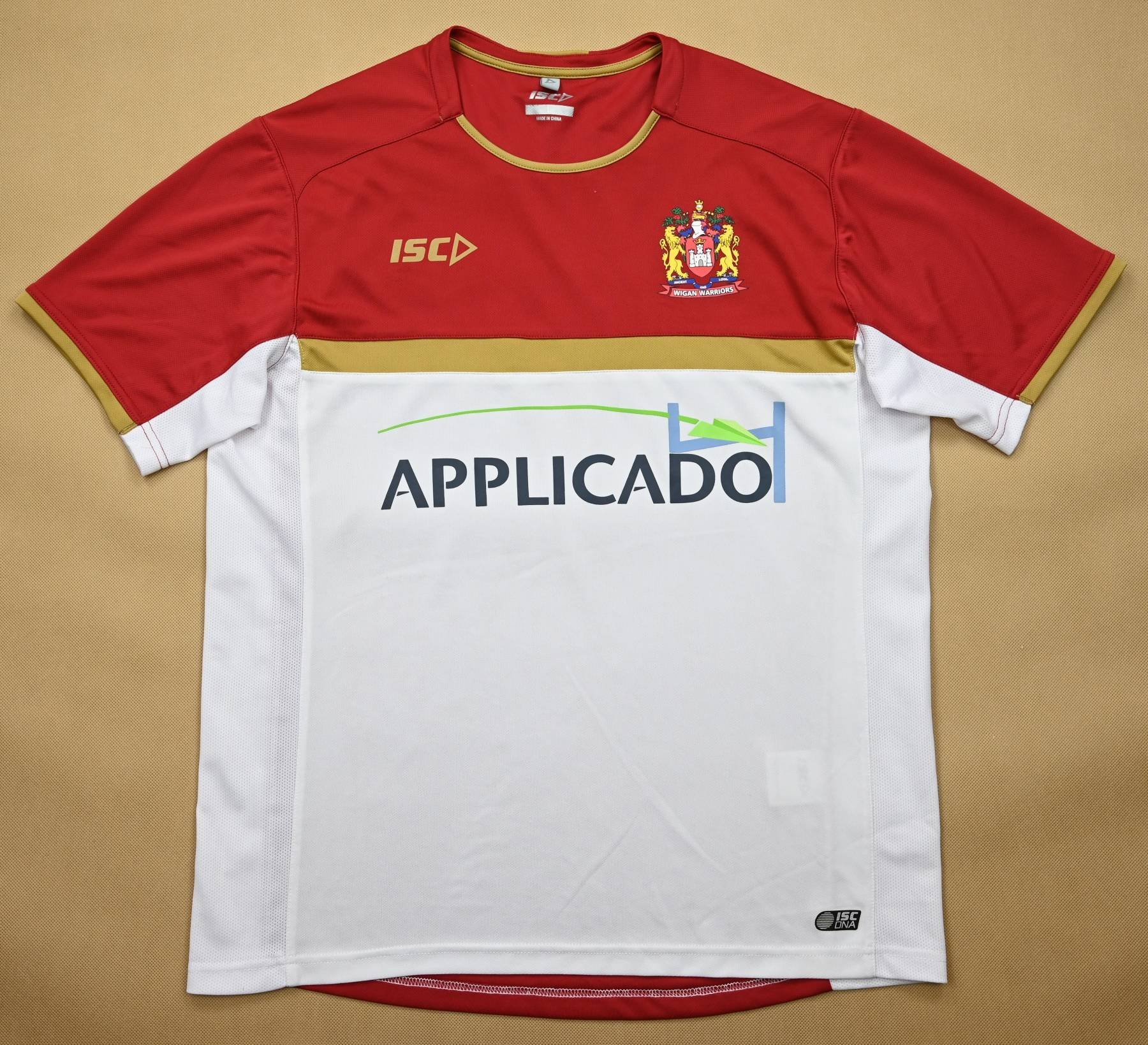 WIGAN WARRIORS RUGBY SHIRT L Rugby \ Rugby League \ Wigan Warriors ...