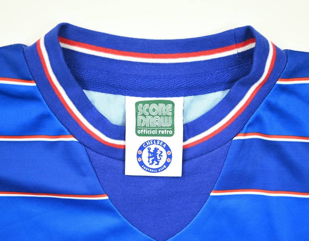 Score Draw Chelsea Home Retro Shirt 1987-1988