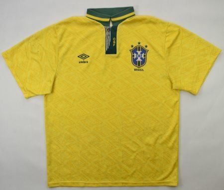 1991-93 BRAZIL SHIRT M