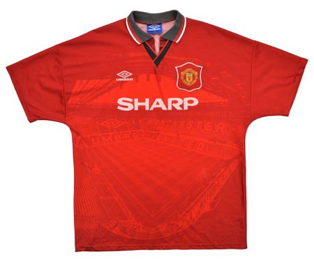 1994-96 MANCHESTER UNITED SHIRT XL