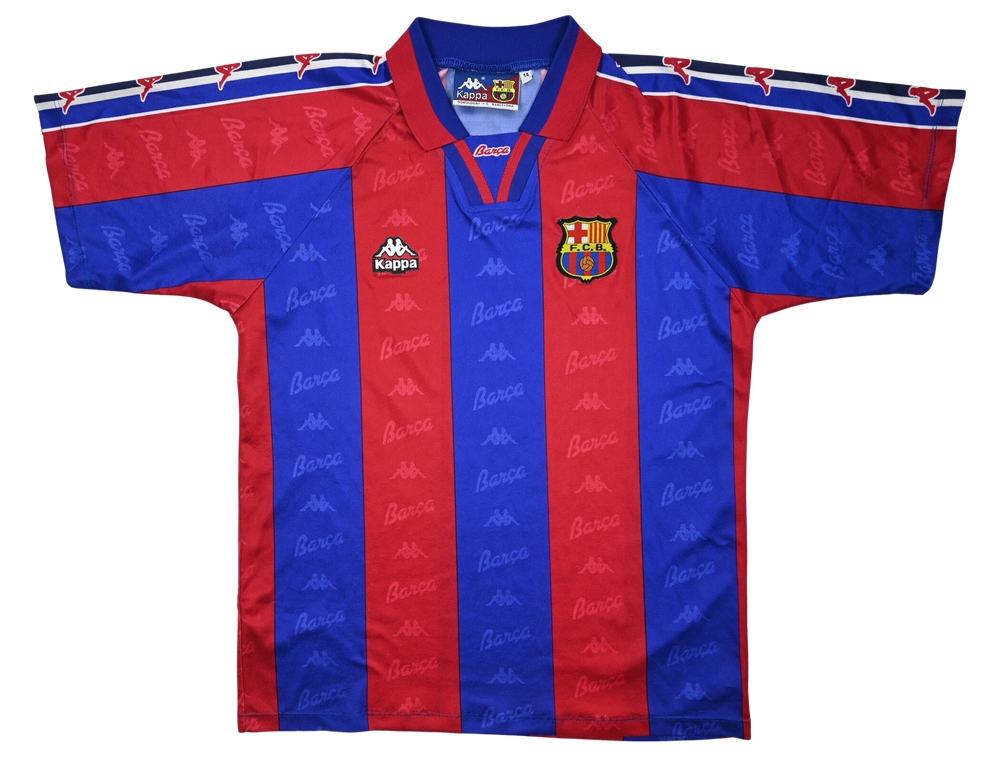 1995-97 FC BARCELONA SHIRT XL. BOYS
