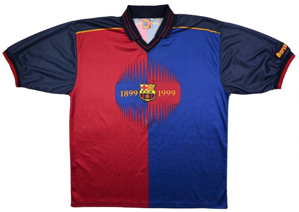 1999-00 FC BARCELONA *FIGO* SHIRT 2XL