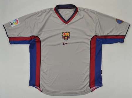 1999-00 FC BARCELONA SHIRT XL