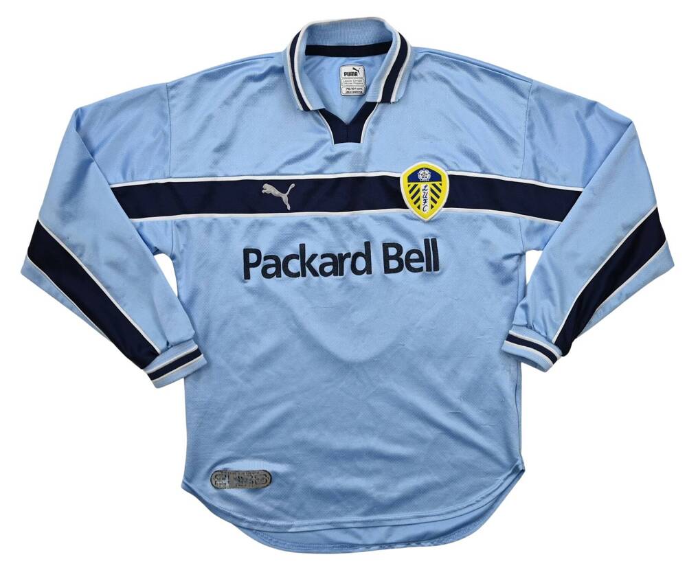 1999-00 LEEDS UNITED *BRIDGES* SHIRT M. BOYS