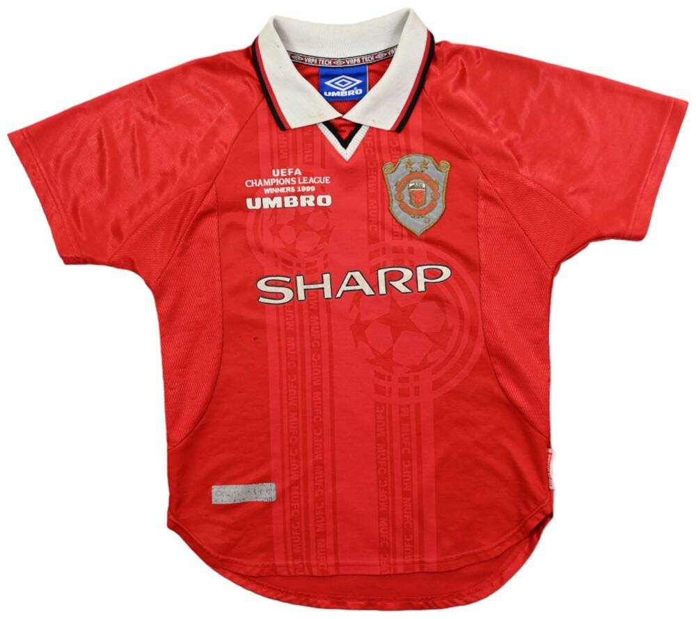 1999-00 MANCHESTER UNITED SHIRT M. BOYS 