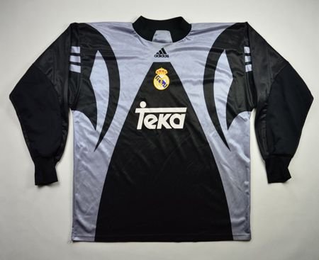 2000-01 REAL MADRID GK LONGSLEEVE SHIRT XL
