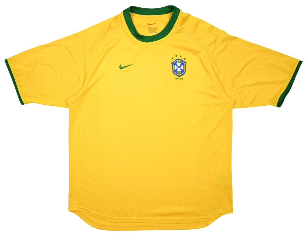 2000-02 BRAZIL SHIRT L