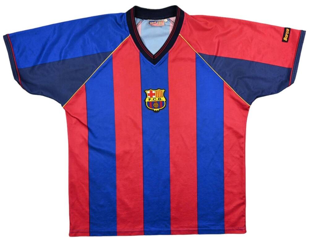 2001-02 FC BARCELONA *SAVIOLA* SHIRT L