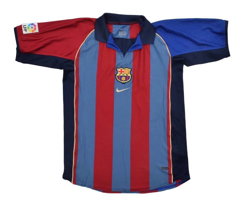 2001-02 FC BARCELONA SHIRT XL. BOYS