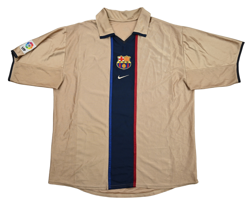 2001-03 FC BARCELONA SHIRT 2XL