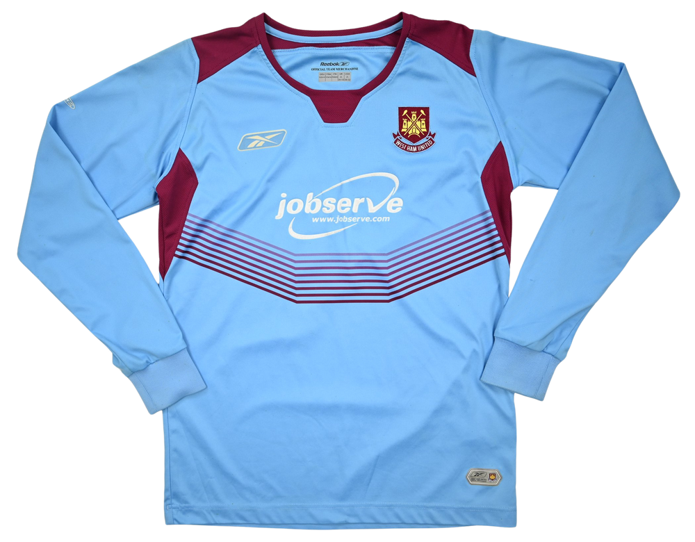 2005-07 WEST HAM UNITED SHIRT LONGSLEEVE L. BOYS