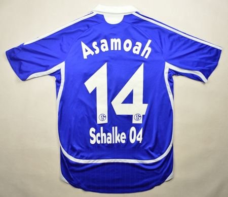 2006-07 FC SCHALKE 04  *ASAMOAH* SHIRT S