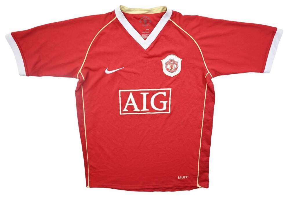 2006-07 MANCHESTER UNITED *SCHOLES* SHIRT L. BOYS