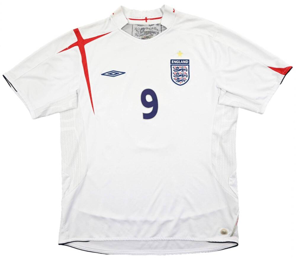 2006-08 ENGLAND *ROONEY* SHIRT XL