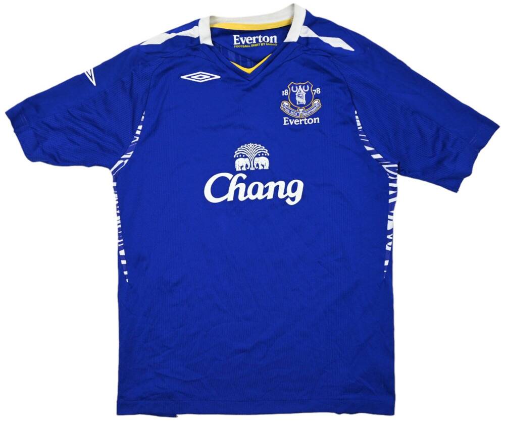 2007-08 EVERTON *JAGIELKA* SHIRT XL. BOYS