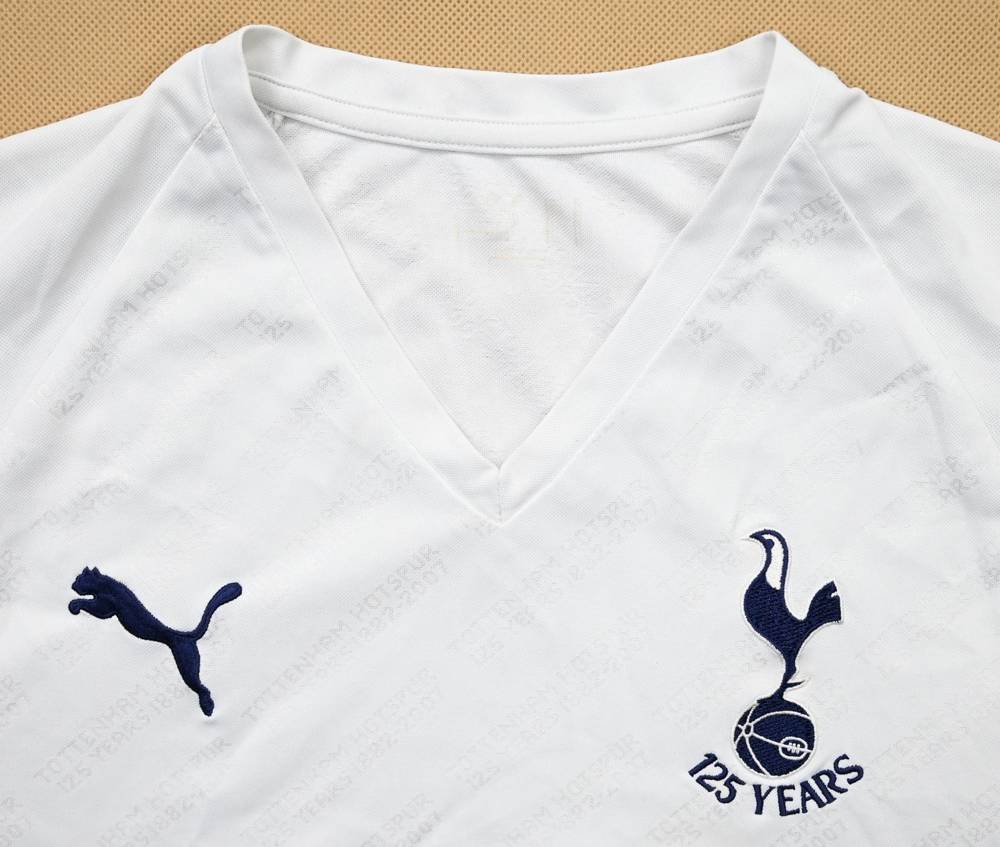 2007/08 Tottenham Home Football Shirt / Old Official Soccer Jersey
