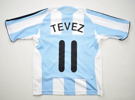 2007-09 ARGENTINA *TEVEZ* SHIRT XS. BOYS 128-130 CM