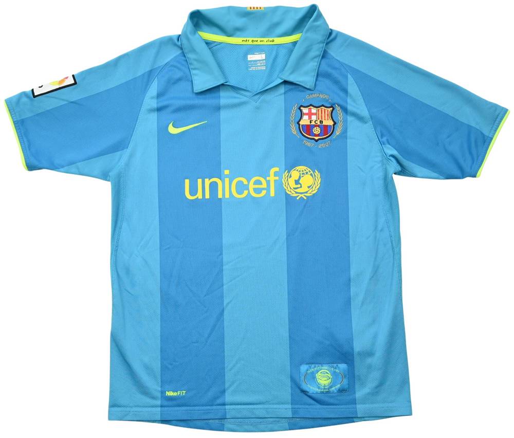 2007-09 FC BARCELONA SHIRT XL. BOYS