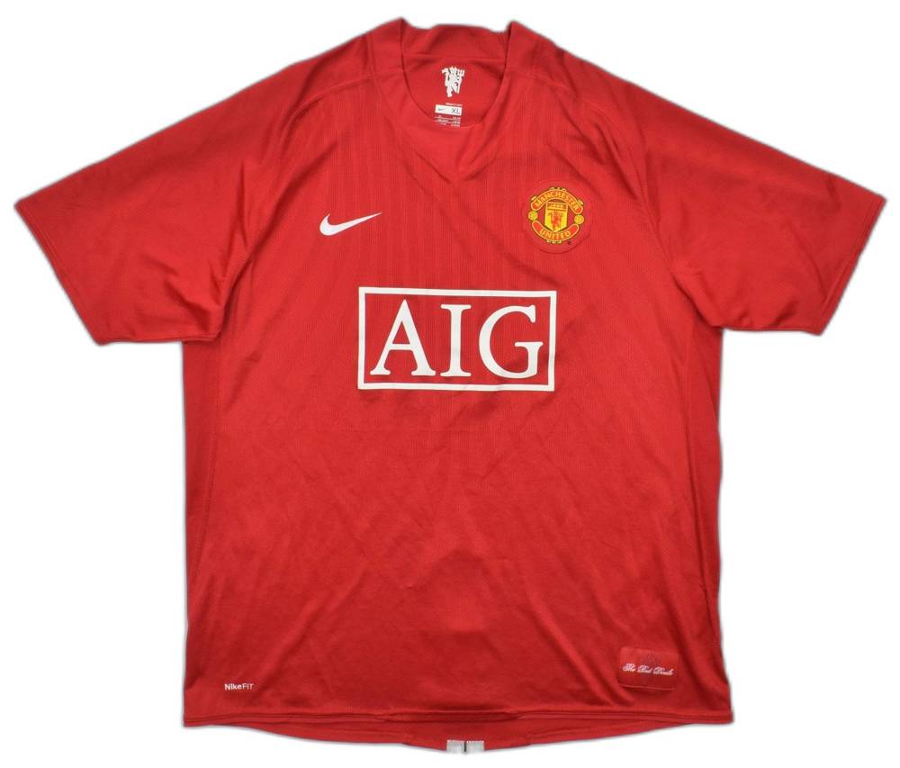 2007-09 MANCHESTER UNITED *ANDERSON* SHIRT BOYS. XL