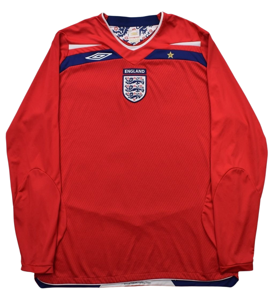 2008-10 ENGLAND LONGSLEEVE SHIRT XL